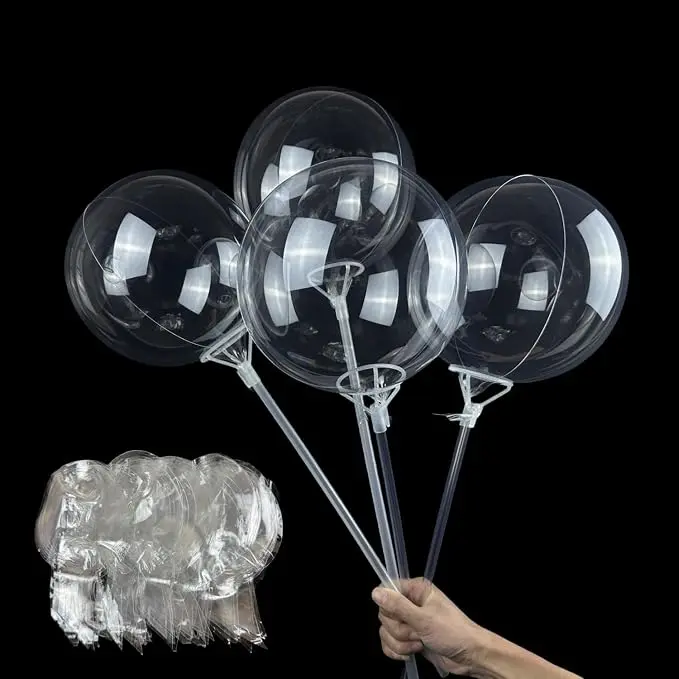 10 tommer klare bobo balloner