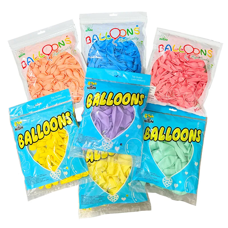 12 tommer mat latex ballon