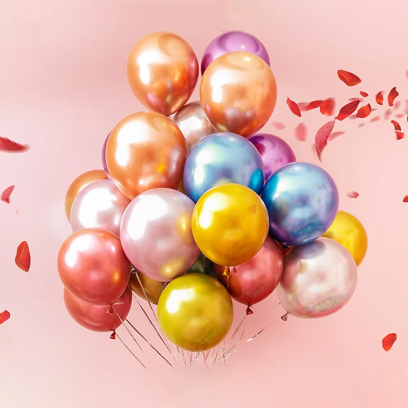 12 tommer metallisk latexballon