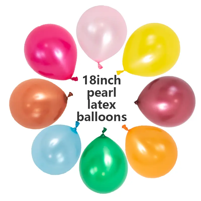 18 tommer perle latex balloner