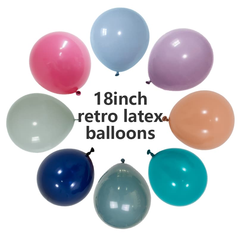 18 tommer retro latex balloner