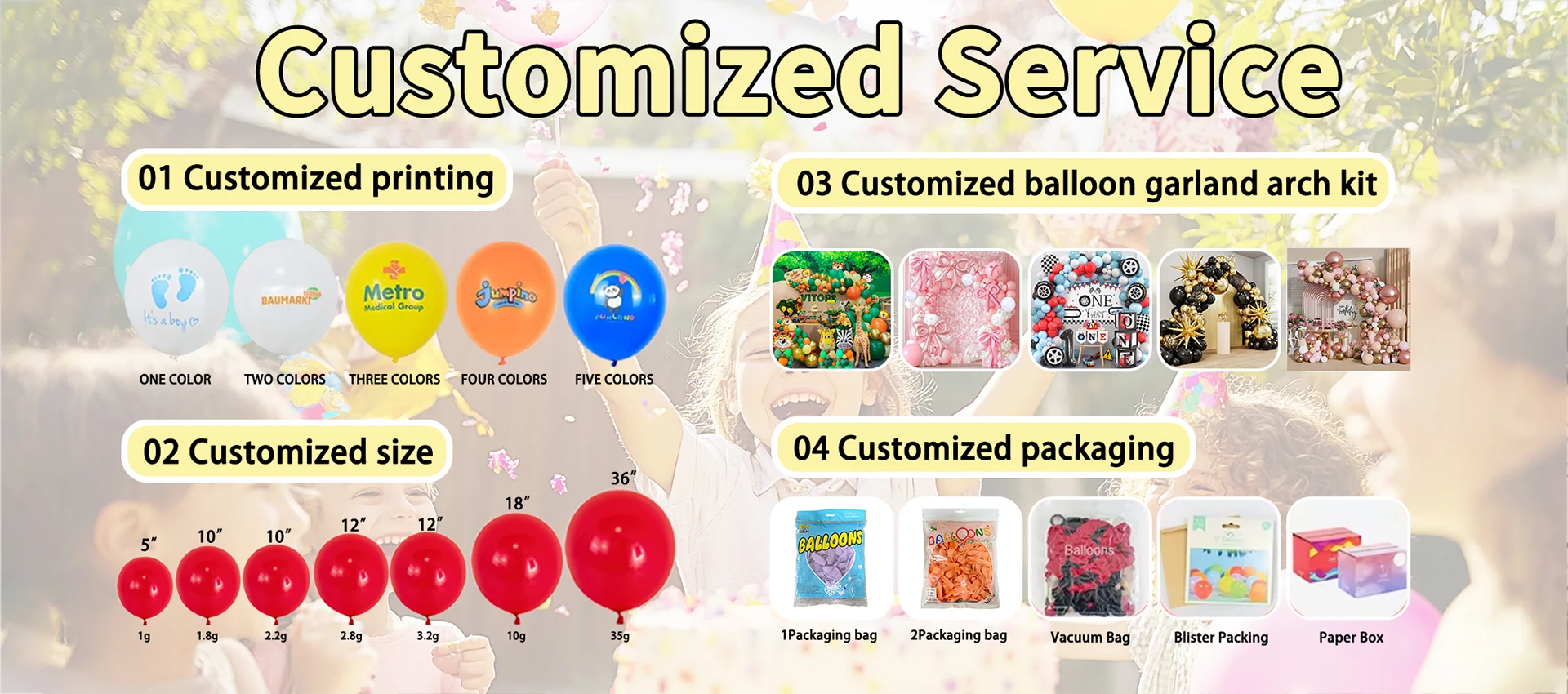 Kina bryllupsballonbue producenter