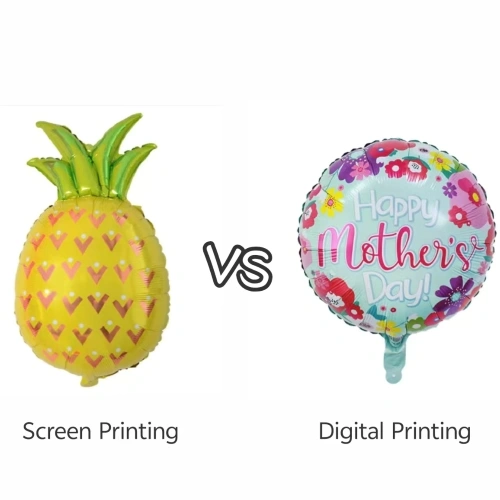 Screen Printing vs Digital Printing: Hvilket er bedre for folieballoner
