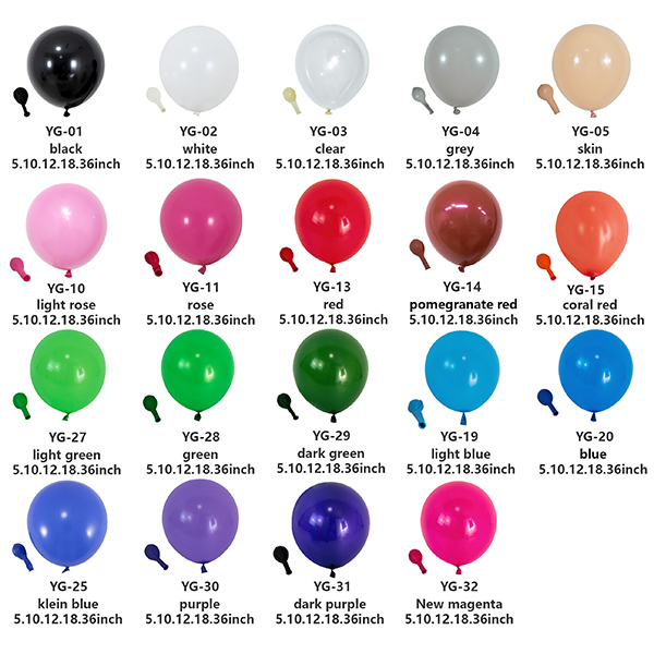Sådan planlægger du matte latex ballonfarvepakker til detailbutikker