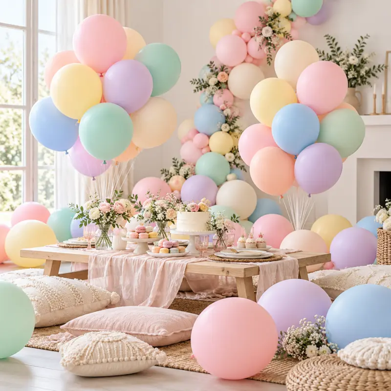 36 tommer macaron latex balloner
