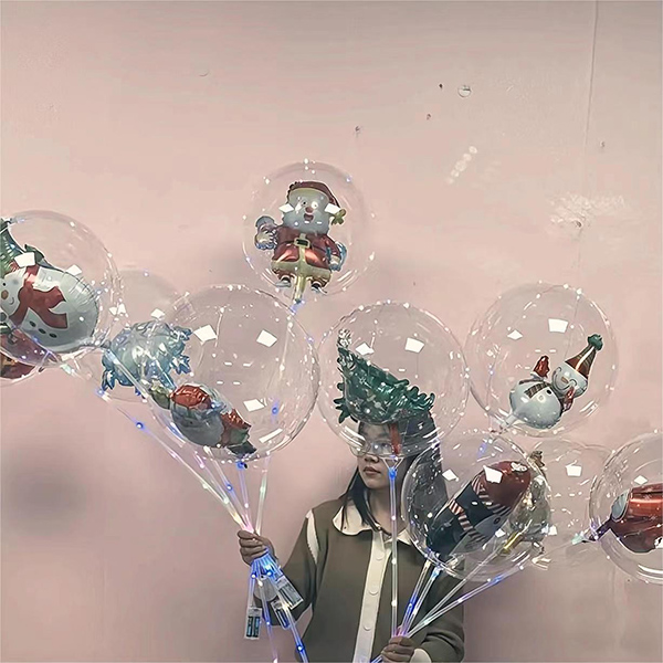 Boboballon med juletema