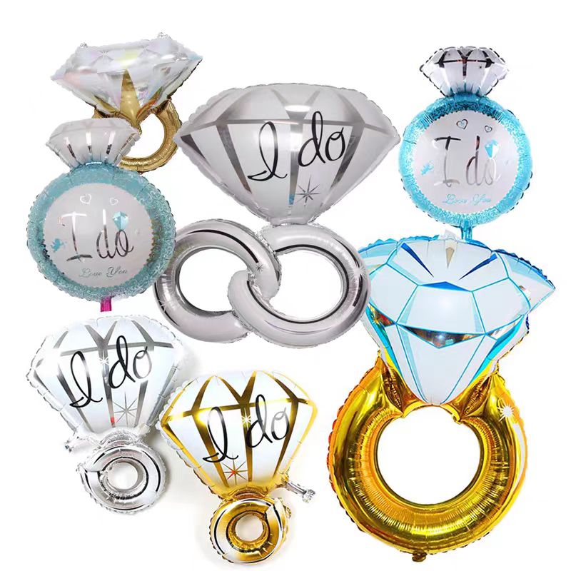 Forlovelsesring folie ballon