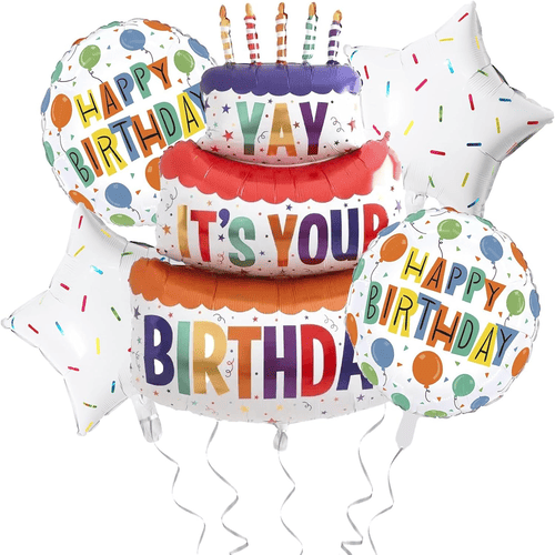 Folieballon fødselsdagssæt