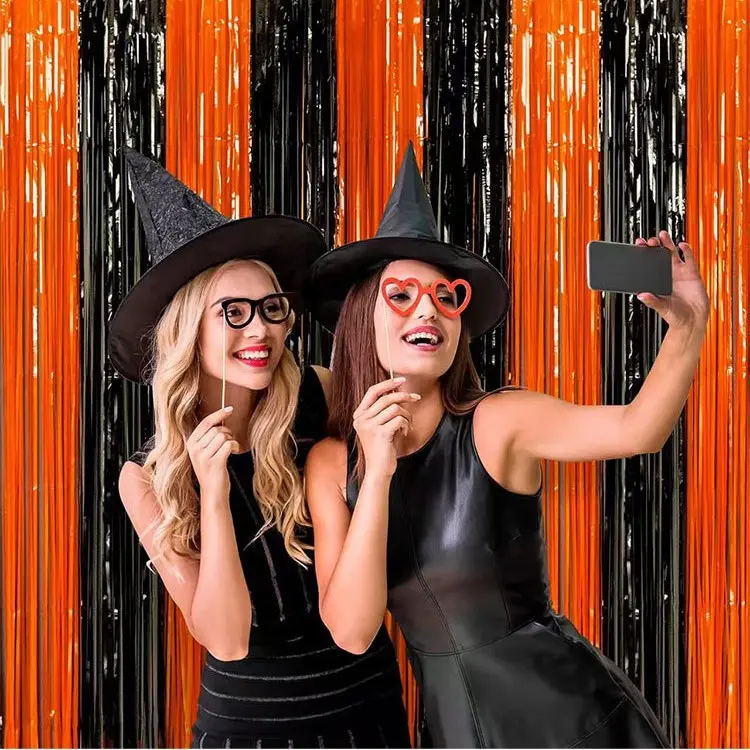 Halloween folie frynser gardiner