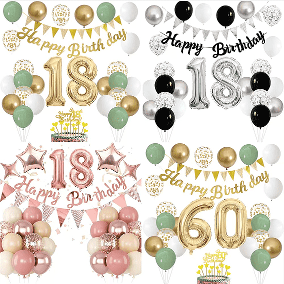 Tillykke med fødselsdagen balloner