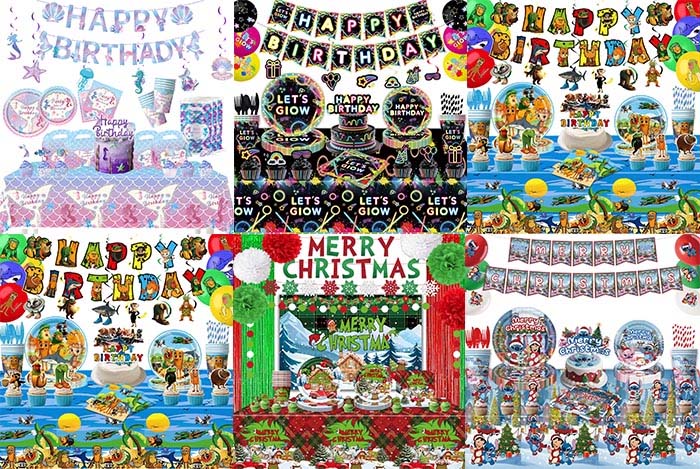 party decorations set