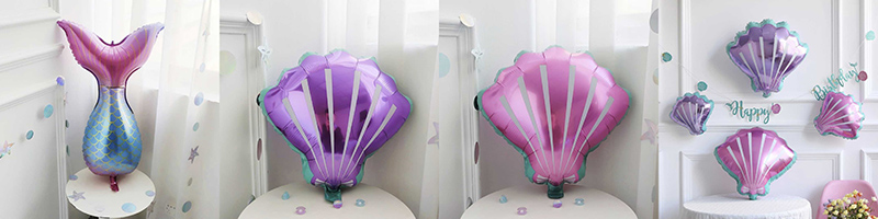 Mermaid foil balloon