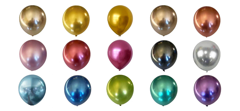 Chrome balloons