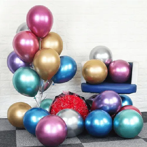 Metallisk helium ballon