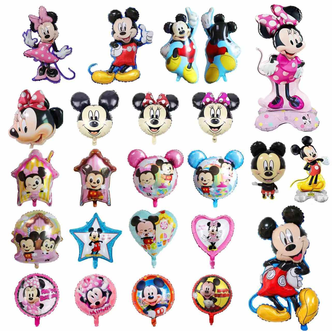 Mickey og Minnie folieballoner
