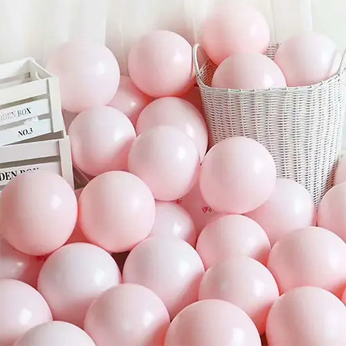 Pink makron balloner